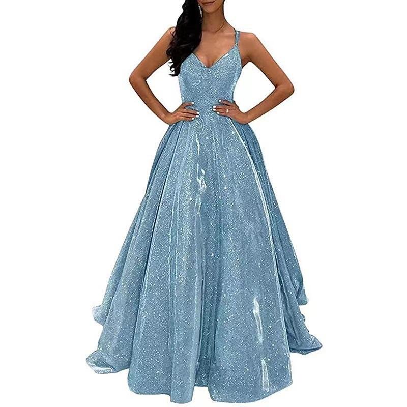 New Vintage Long Dress Purple Women's O Neck Party Dress Lace A-Line High Waist Pleated Flowy Maxi Dresses Women Girls