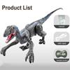 2,4G Электрический большой пульт дистанционного управления может ходить Велоцираптор Моделирование управления животными Динозавр Робот-динозавр Игрушки с дистанционным управлением Большая звуковая световая игрушка