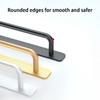 Gold Toilet Window Sliding Punch-free Furniture Hardware Door Handle Door Knobs Cabinet Pulls