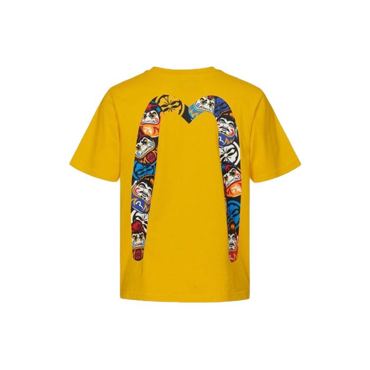 EVISU T-Shirts Men's Crew Neck Moderate Straight Fit 2EAHTM1TS337XXCT
