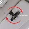 Car ABS Sun Visor Glasses Clip Ticket Card Storage Clamp For Chevrolet Corvette Montana TrailBlazer Silverado Camaro Suburban