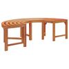 Tree Bench Natural 160 x 80 x 45 cm Solid Eucalyptus Wood