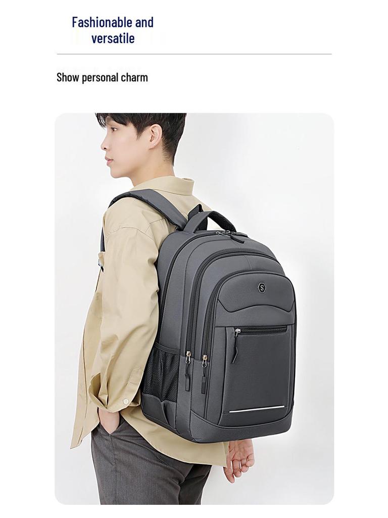 Cross-border Commuting Backpack: Large Capacity, Multifunctional, Water-resistant Laptop Bag for Students