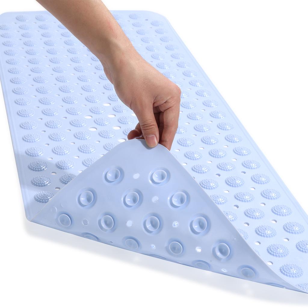 Home Drain Holes Shower Bath Mat Massage Point Suction Cup Bathroom Mat