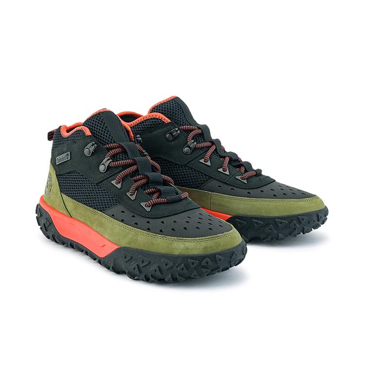 Timberland Легкие походные ботинки для мужчин, походные ботинки черного и темно-зеленого цвета A6CW1ELV