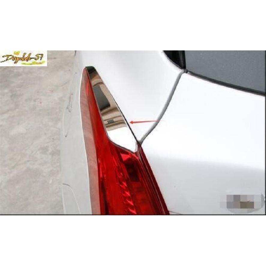 2PCS For 2016-22 Cadillac XT5 Chrome Steel Exterior Tail Light Lamp Strip Trim