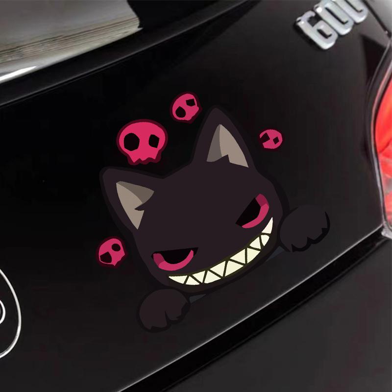 Кошка Чжаоги автомобильная милая кошка автомобильные наклейки накладка на стекло царапины наклейки электромобиль мультяшные наклейки на кузов декоративные аксессуары