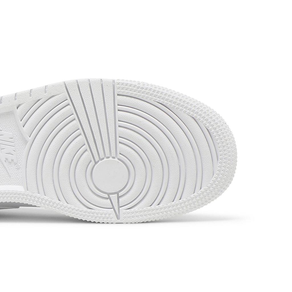 Air Jordan 1 Low Grade School 'Triple White' (Unisex) White / White / White Kids' Basketball Shoes 553560 130