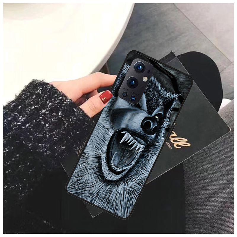 Для OnePlus Nord N10 N100 Чехол CE 5G Funda angry wolf face Мягкие чехлы для One Plus 6 5T 6T 7T 8T 8PRO 9PRO Чехол для телефона Coque