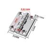 Extension and widening of zinc alloy hinge mechanical equipment electrical cabinet door hinge