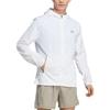 Adidas Марафонская куртка с логотипом, мужская верхняя одежда, белая IB8265