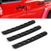 3Pcs set Aluminum Alloy Car Door Handle Trim Insert Fit for Jeep Wrangler JK 2 Door 2007 2018