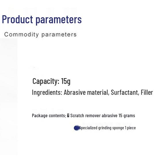 Go-Trace Крем для удаления царапин с автомобиля: Глубоко полирующий абразивный воск для удаления царапин с поверхности