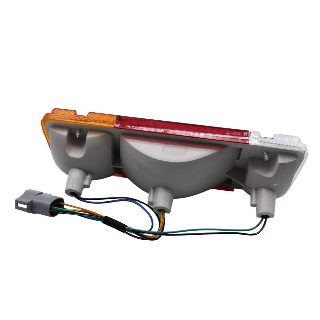 Tail Light Assembly For Toyota Landcruiser 70 75 79 Series Car Rear Bumper Signal Lamp With Bulb And Square Plug LED Tail Lights