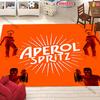 A-Aperol Rug for Bedroom S-Spritz Theme Carpet for Teens Office Area Large Decor Carpet for Dining LivingRoom Playroom Floor Mat
