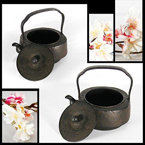 Сделано в Японии Nanbu Ironware Nanbu Iron Kettle IH Fire Compatible Kettle Чайник совместимый/открытый "Hiramaru Shiho" 1.3 л