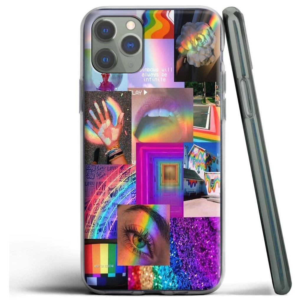 Силиконовый чехол для геев и лесбиянок ЛГБТ «Радуга Прайд» для Apple iPhone 12 Mini 11 Pro SE XS X XR Max 8 7 6S 6 Plus 5S