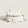 Ielgy Niche Design Sweet Female Bag Chain Box Bag Embroidered Thread Diamond Shoulder Messenger Bag Portable