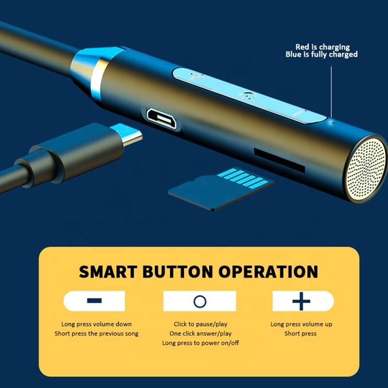 In-ear Sport Earbuds Magnetic Headphone 5.0 TWS Wireless Earphone 9D Stereo Neckband Headphone