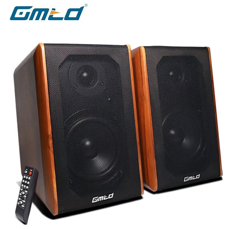 Gmtd CL02 HIFI Bluetooth 2.0 Деревянные полочные колонки Штепсель CN (адаптер в комплекте)