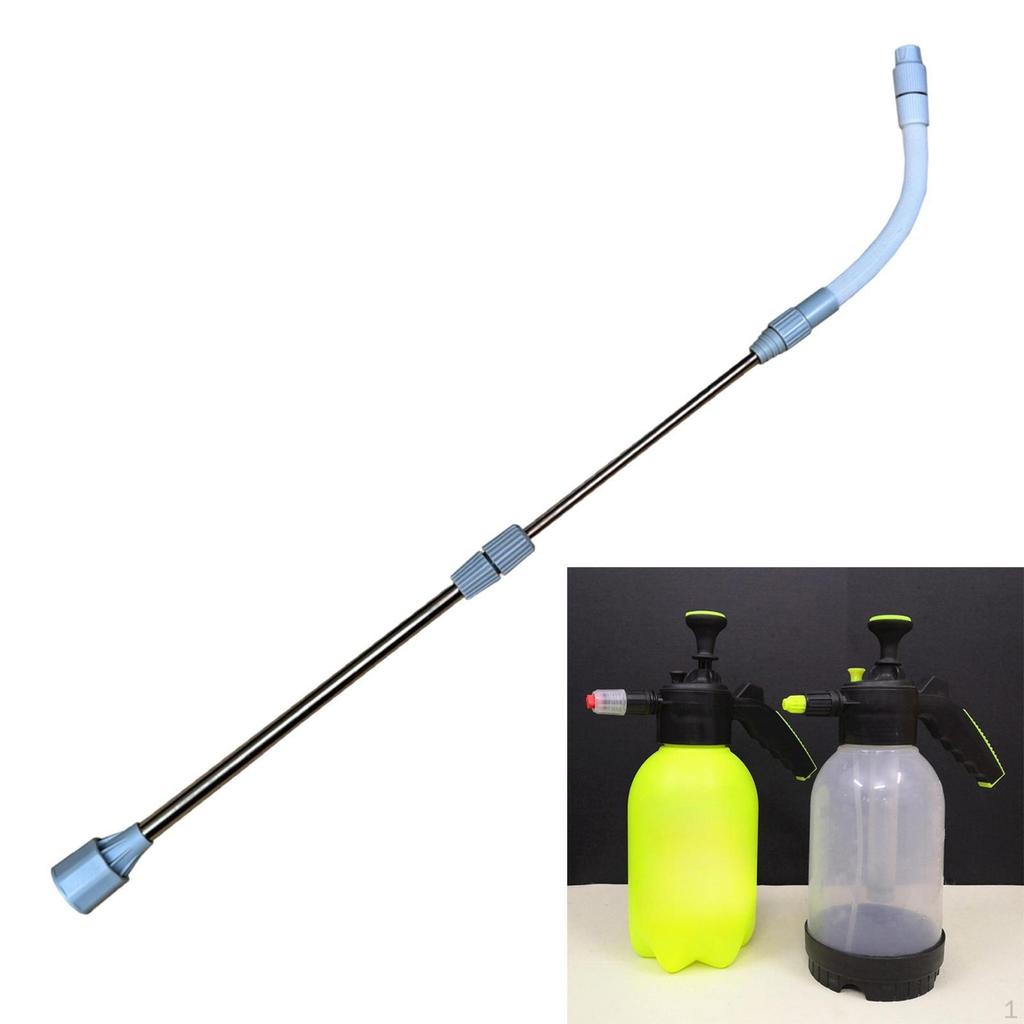 24,4-дюймовая насадка с телескопическим поворотом на 360° подходит для ручного помпового распылителя, универсальная для детализации автомобиля