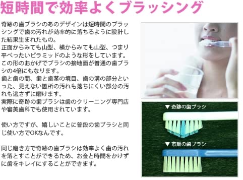Зубная щетка Miracle Toothbrush Set of 10 for cleaning gaps Pocket-in Pyramidform