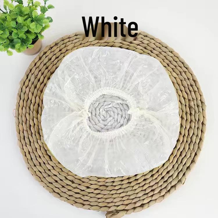 Thickened Disposable Waterproof Shower Cap for Bathing, Hairdressing, and Dust Protection