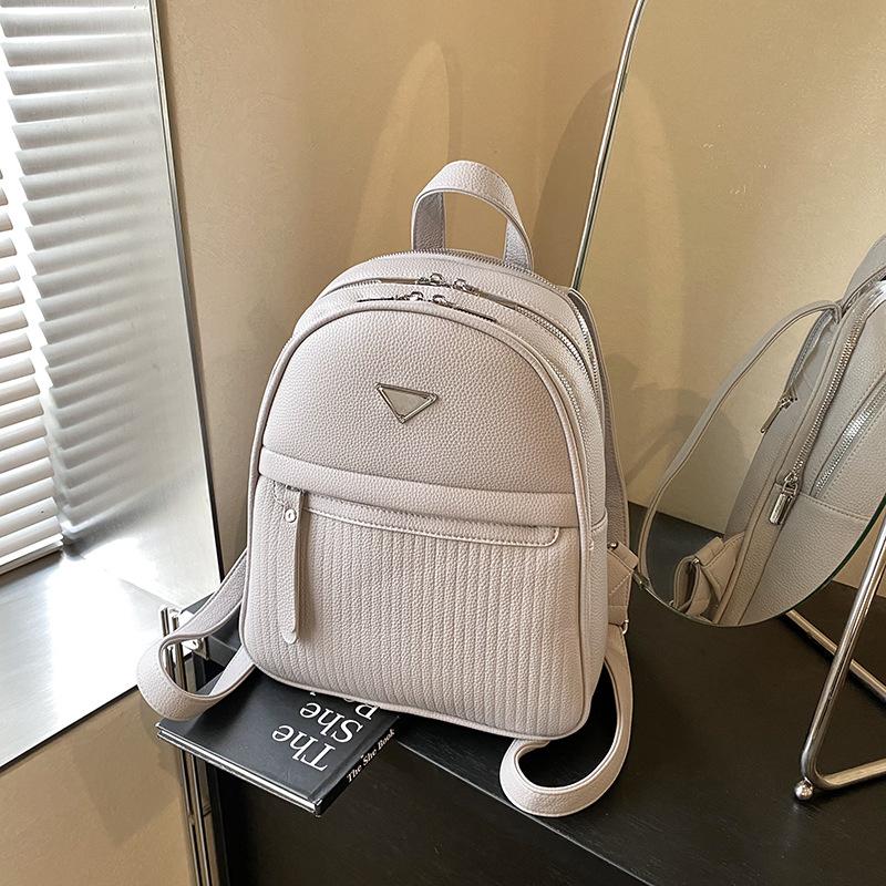 Рюкзак премиум-класса в простом стиле, женский новый нишевый универсальный студенческий рюкзак для поездок на работу, повседневный