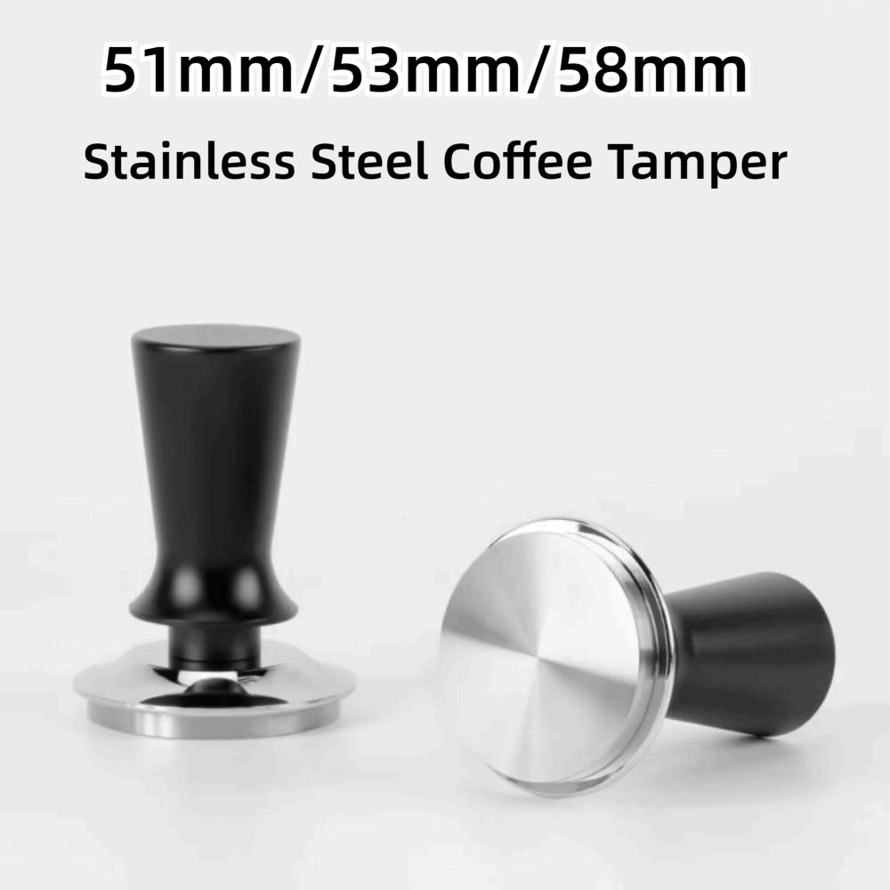 Flat/Thread Base Stainless Steel Coffee Tamper Calibrated Coffee Leveler Home Brewing