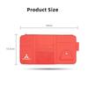 PU Leather Car Sun Visor Ticket Card Storage Bag Accessories For Mitsubishi Lancer Mirage ASX Pajero Ralliart Outlander Jinxuan