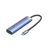 Docking - VENTION - TGESB - 3xUSB 3.0 - HDMI 4K@30Hz - USB-C PD 100W - Aluminium Bleu