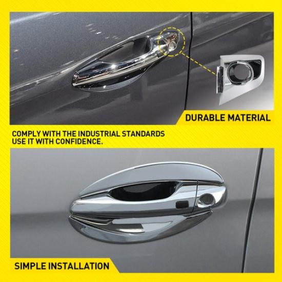 Накладка на наружную ручку передней левой двери для Hyundai Santa Fe 2013-2019, сторона водителя