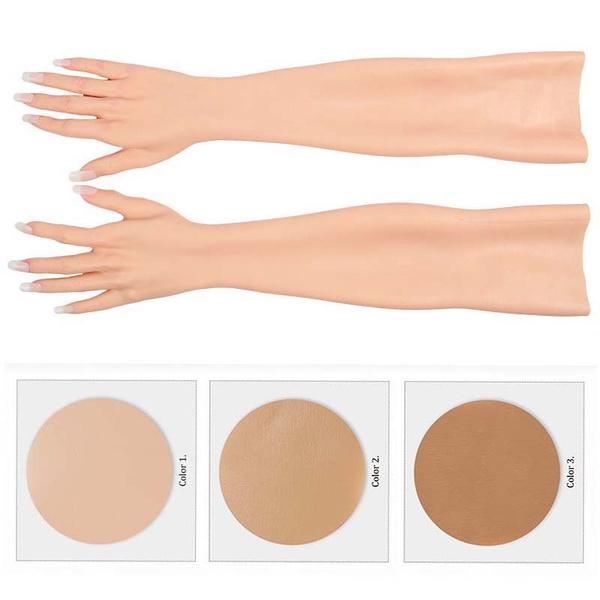 Мужские и женские силиконовые перчатки Поддельные женские руки Поддельные женские руки Поддельные женские руки Поддельные кожаные перчатки