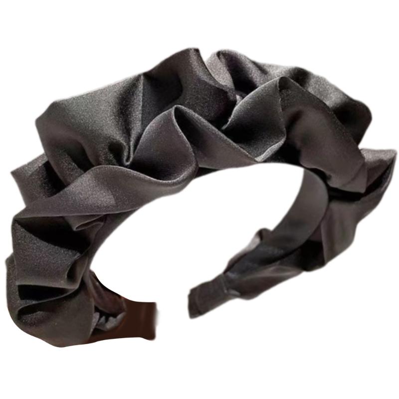 Роскошные атласные повязки на голову Женская модная заколка для волос Винтажная стильная заколка Женские аксессуары для волос