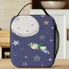 Sarah And Duck Lunch Bag For Child Print Lunch Box Fashion Picnic Cooler Bag Portable Zipper Waterproof Tote Food Bags