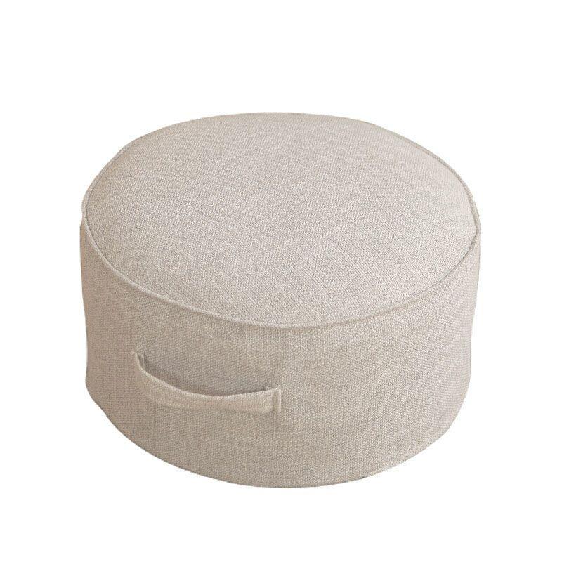 Cozy Tatami Padded Cushion With Removable And Washable Linen Cover For Sitting