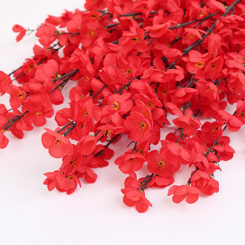 Artificial Peach Blossom Branches