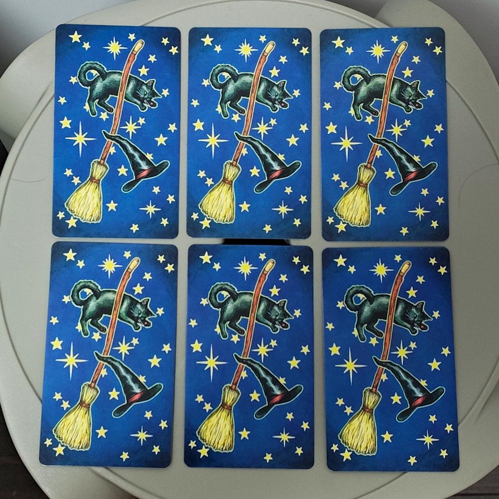 Таро «Ежедневная ведьма» на русском языке 78 шт. Веселые, практичные, простые в использовании карты Таро, основанные на классической колоде Райдера-Уэйта 10,3*6 см