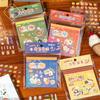 24 heets Vintage Cute Elements Translucent Pet Stickers Book for Scrapbooking Supplies Craft Supplies