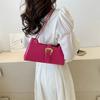 Fashionable Summer Trendy Small Square Bag Women 2023 Pu Leather Shoulder Bag