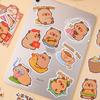 30 листов Креативные Забавные Наклейки с Капибарой Игрушка Kawaii Модные Наклейки Diy Мультяшные Милые Наклейки с Капибарой Детские Подарки