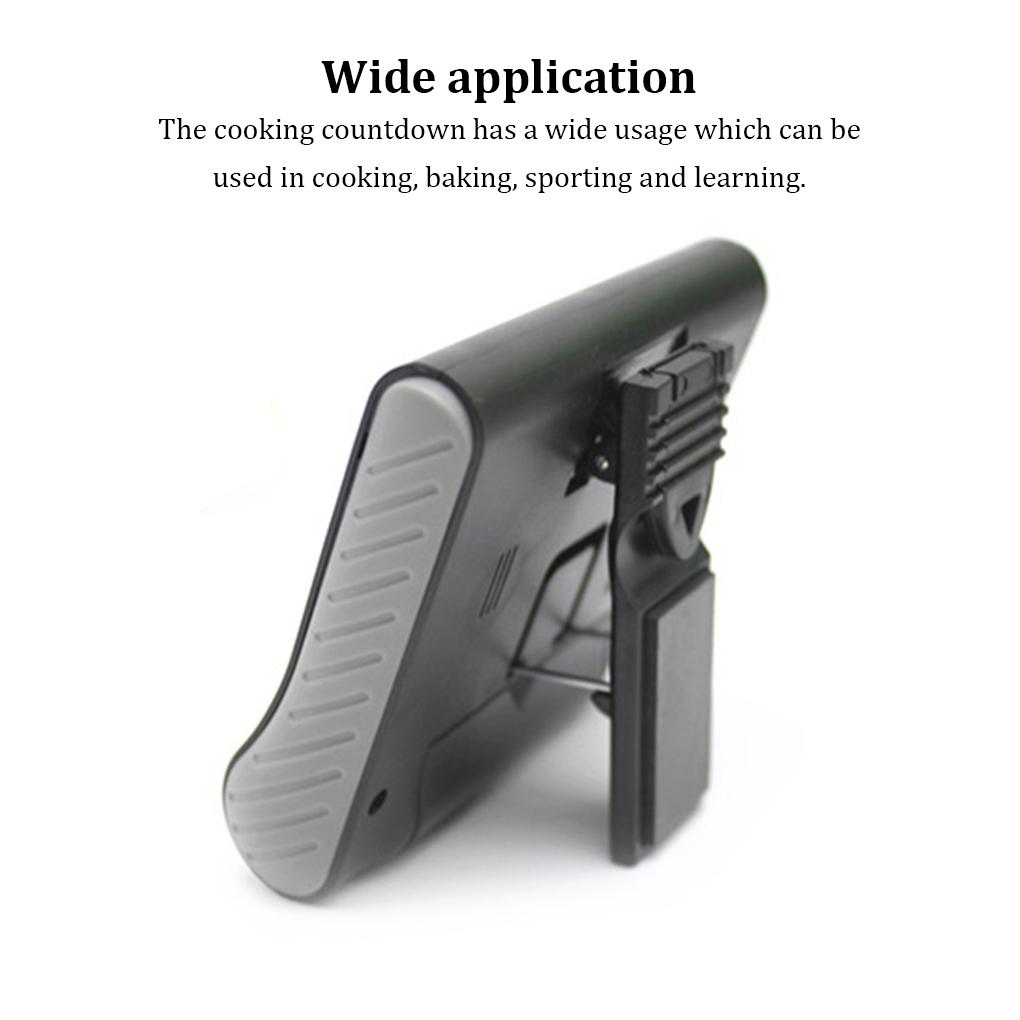 Электроника Цифровой ЖК-дисплей Кухонный таймер Высокая точность Секундомер с обратным отсчетом Инструмент для напоминаний Главная Гостиная