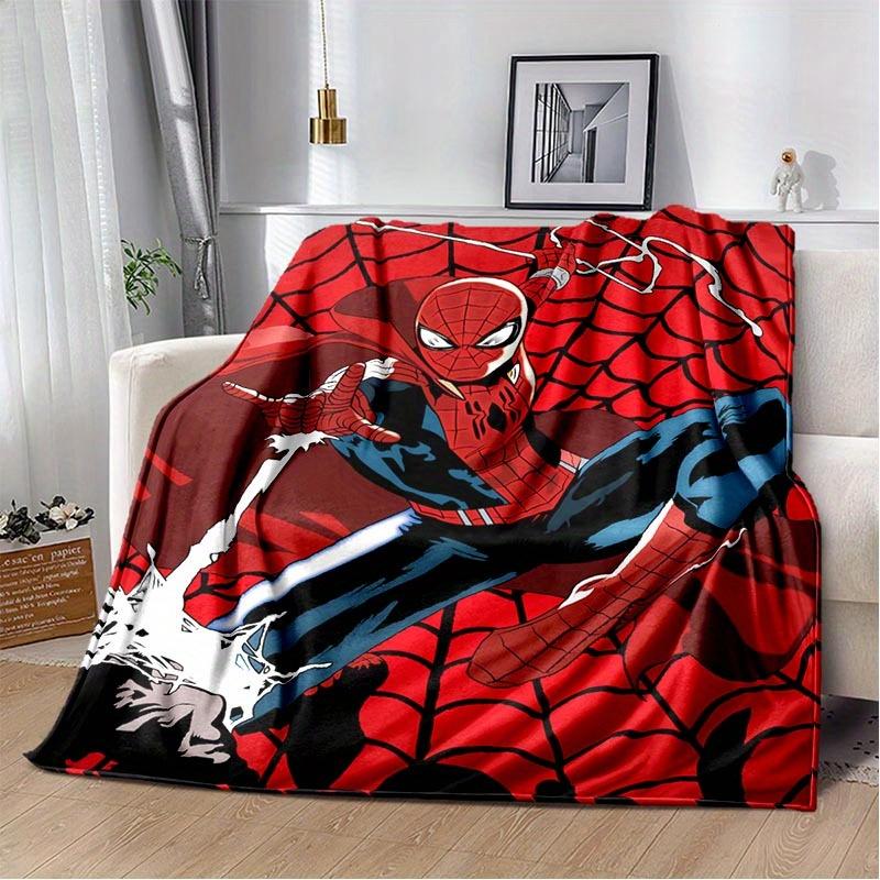 1pc Spider-Man (16) Printing Blanket - Soft, All-Season Throw for Living Room, Bedroom,Personalized Gift with Adorable Cartoon Design