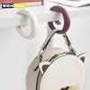 Portable Bag Hook Hanger Foldable Holders Table Office Decor Plastic Desk Side Hook Use Handbag Travel Bag Organizer Hook Holder