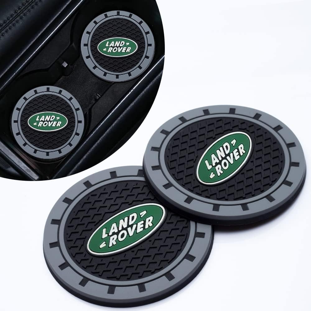 Cup Holder ert Coaster Fit Land Rover Discovery Range Rover Sport Defender Land Cruiser LR2 3 4,Anti Slip Car Cup Coaster Interior Accessories