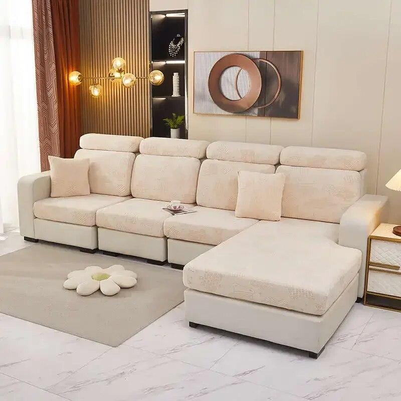Противопыльные чехлы на диван, чехол на спинку сиденья, эластичный полиэстер, секционный угловой чехол для дивана, чехол для шезлонга, защита для отдыха