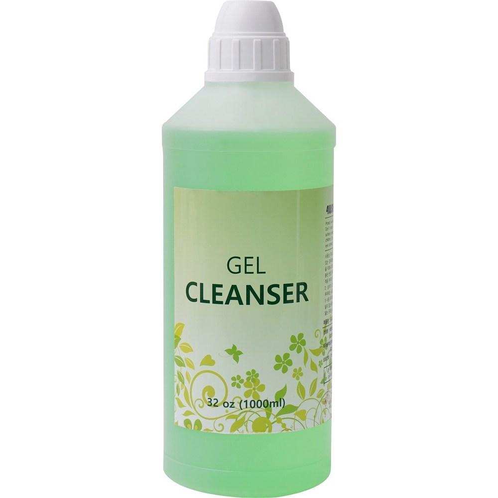 4uskin Gel Cleanser 1000ml Large Nail Salon Use 1 pcs 1L