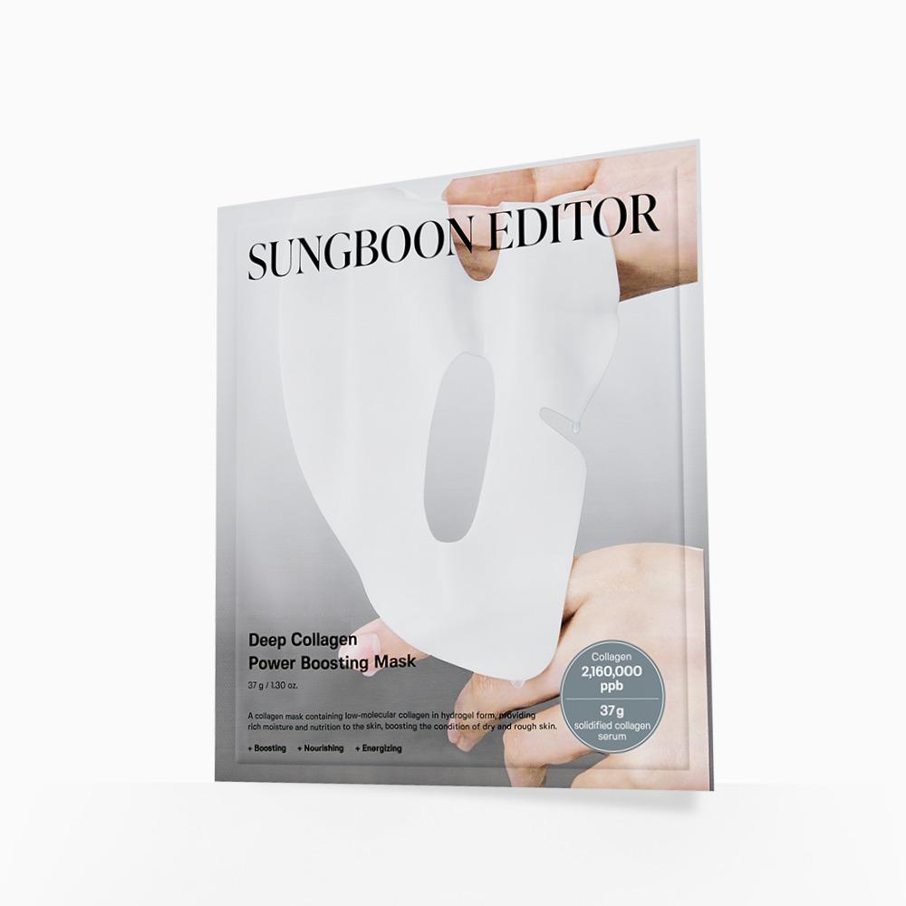 SUNGBOON EDITOR Маска-лифтинг против морщин с глубоким коллагеном, 37 г*4 шт.