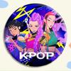 K-pop Значок Охотники на демонов Узор персонажа Аниме Мерч Модный подарок для фанатов