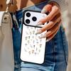 Минималистичный цветочный чехол для телефона iPhone 17 Air 14 15 13 12 Max Чехол для Apple 16e 11 Pro Max Plus Coque